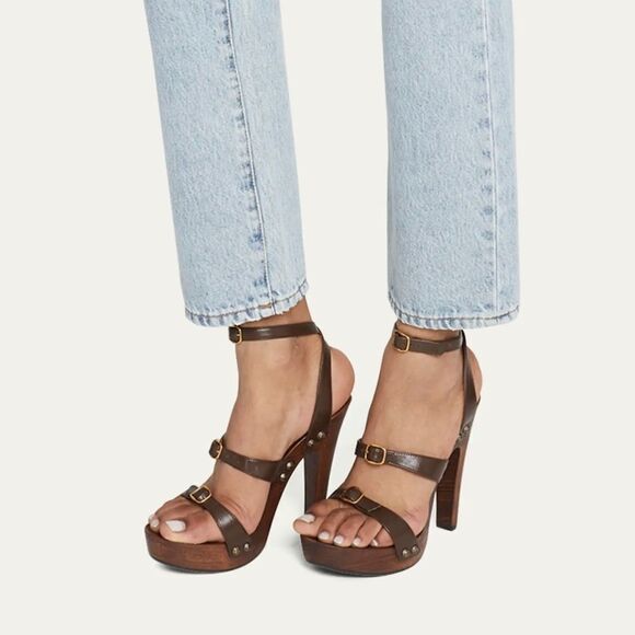 SAINT LAURENT Jota Clog Sandal size 39